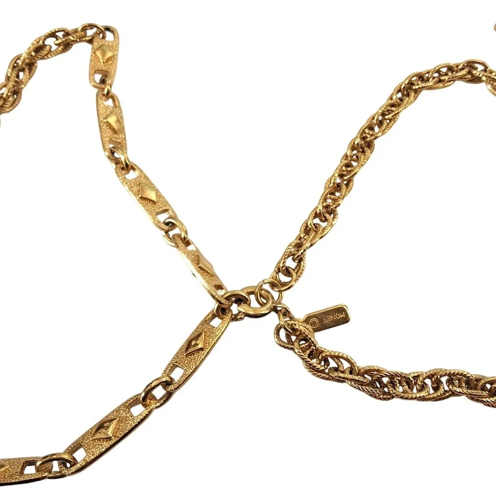 Monet Vintage Gold Tone 60